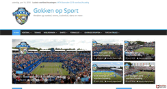 Desktop Screenshot of gokkenopsport.com