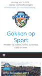 Mobile Screenshot of gokkenopsport.com